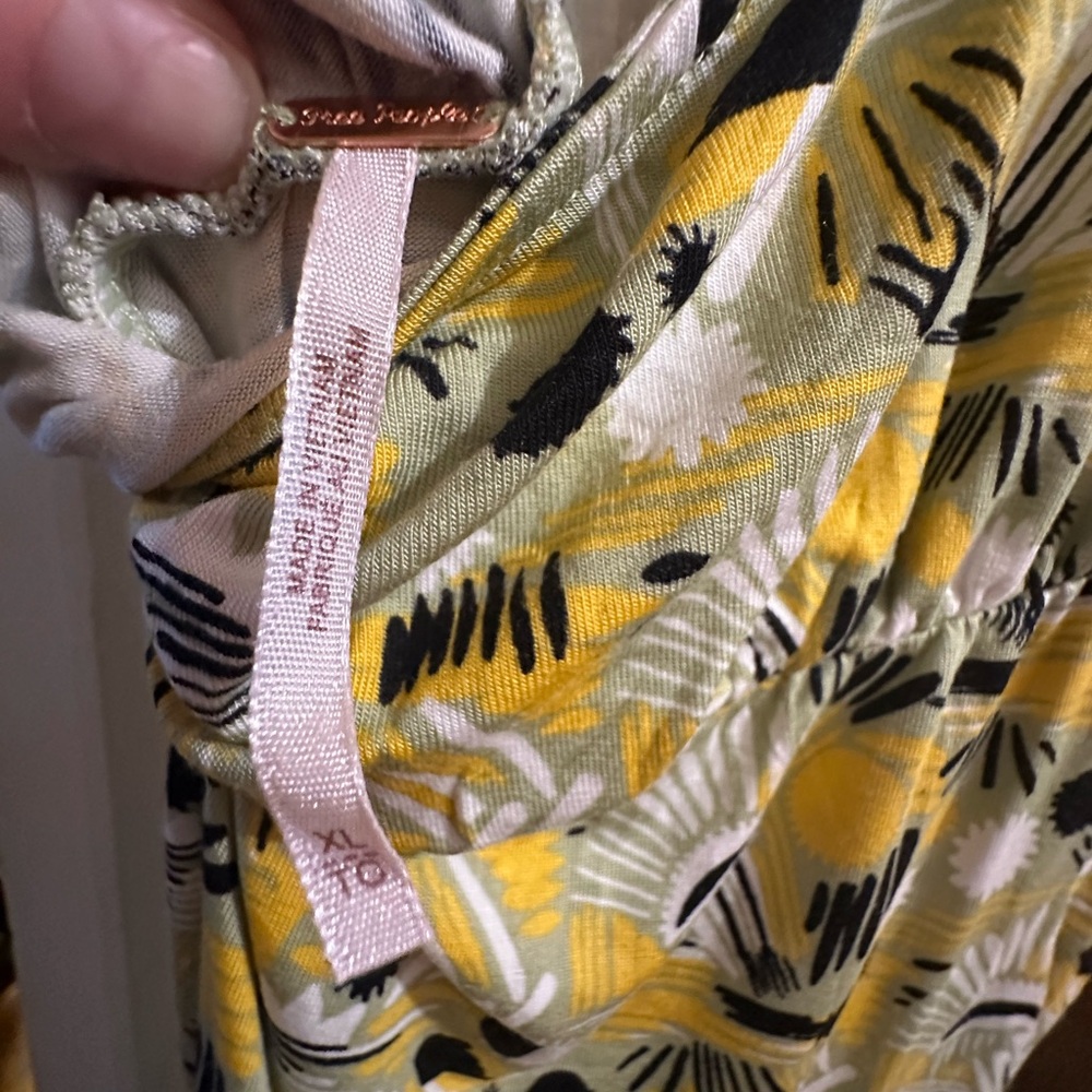NWT Free people Size XL- Daria Dress in Apple Mint Combo - Picture 11 of 12